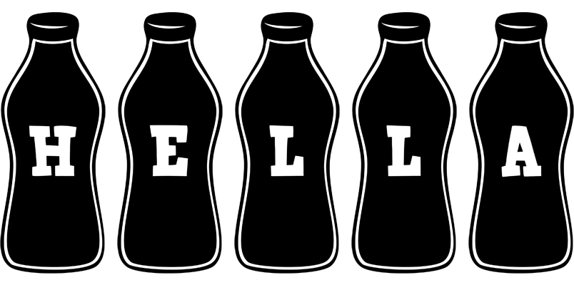 Hella bottle logo