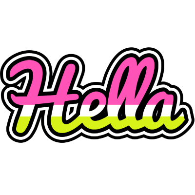 Hella candies logo