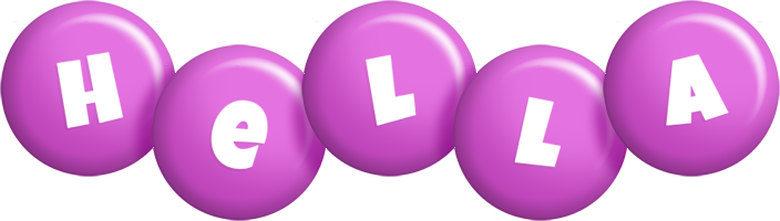 Hella candy-purple logo