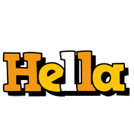Hella cartoon logo