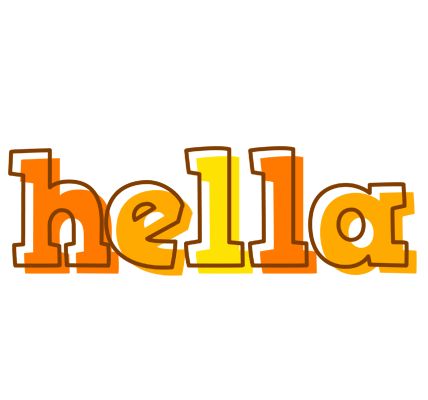 Hella desert logo