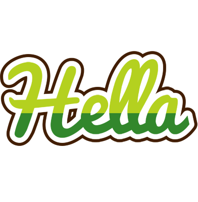 Hella golfing logo