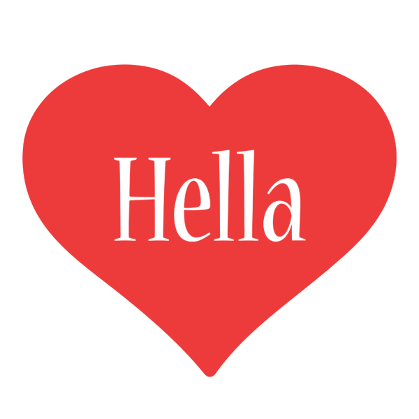 Hella love logo