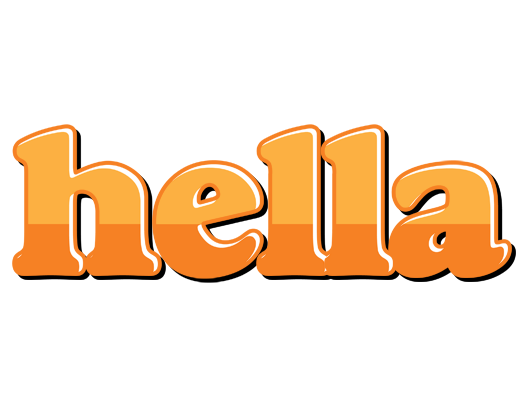 Hella orange logo