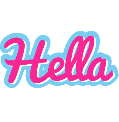 Hella popstar logo