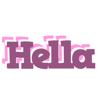 Hella relaxing logo