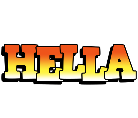 Hella sunset logo