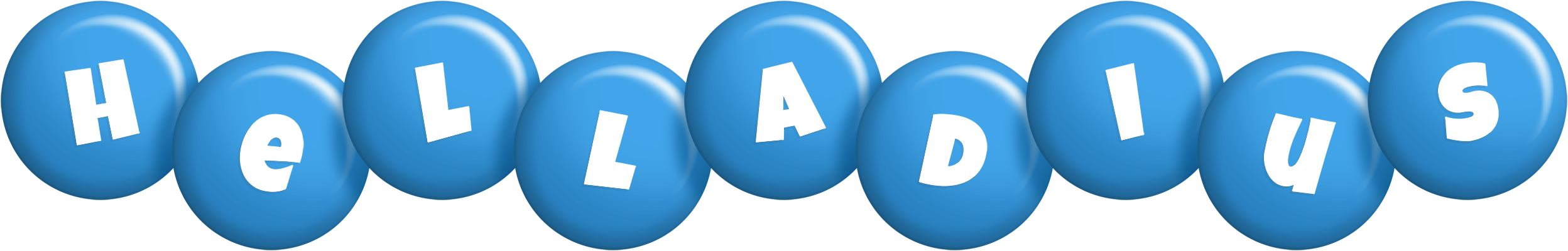 Helladius candy-blue logo