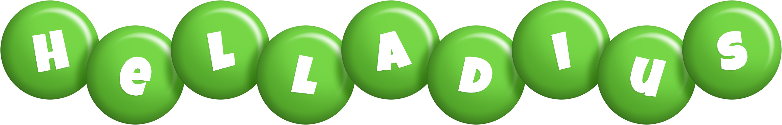 Helladius candy-green logo