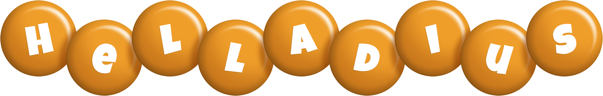 Helladius candy-orange logo