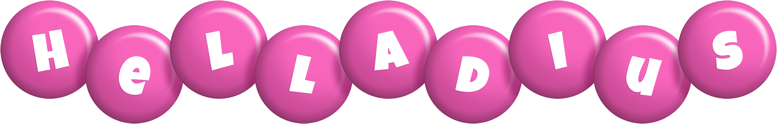 Helladius candy-pink logo