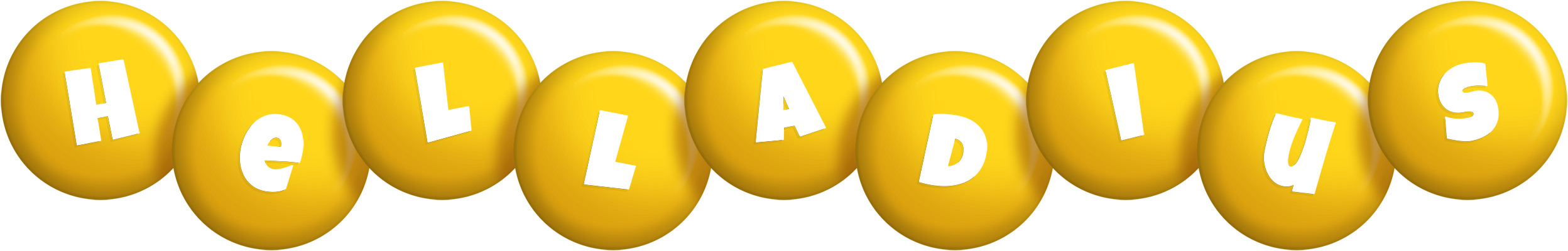 Helladius candy-yellow logo