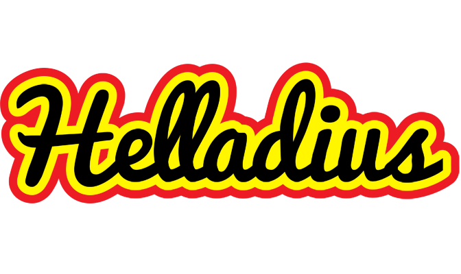 Helladius flaming logo