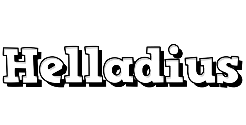 Helladius snowing logo