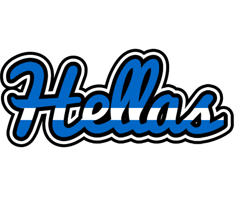 HELLAS logo effect. Colorful text effects in various flavors. Customize your own text here: https://www.textgiraffe.com/logos/greece/