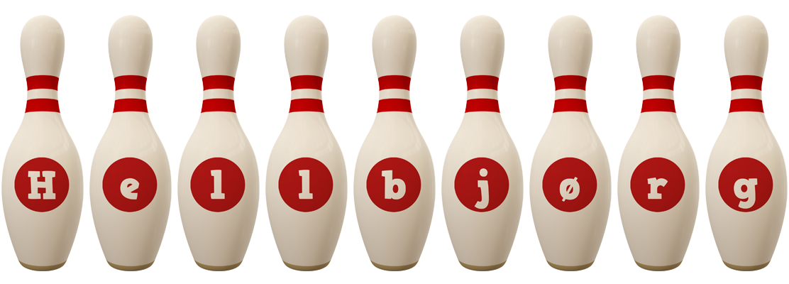 Hellbjørg bowling-pin logo