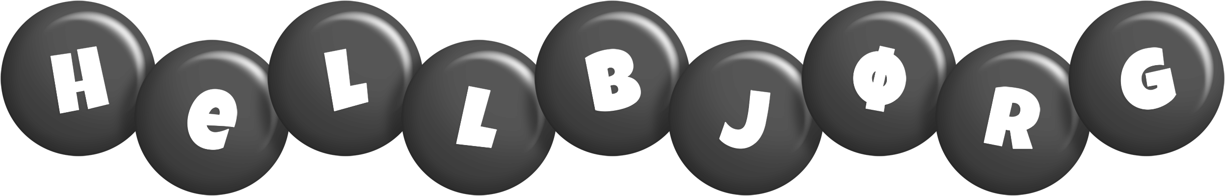 Hellbjørg candy-black logo