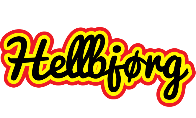 Hellbjørg flaming logo