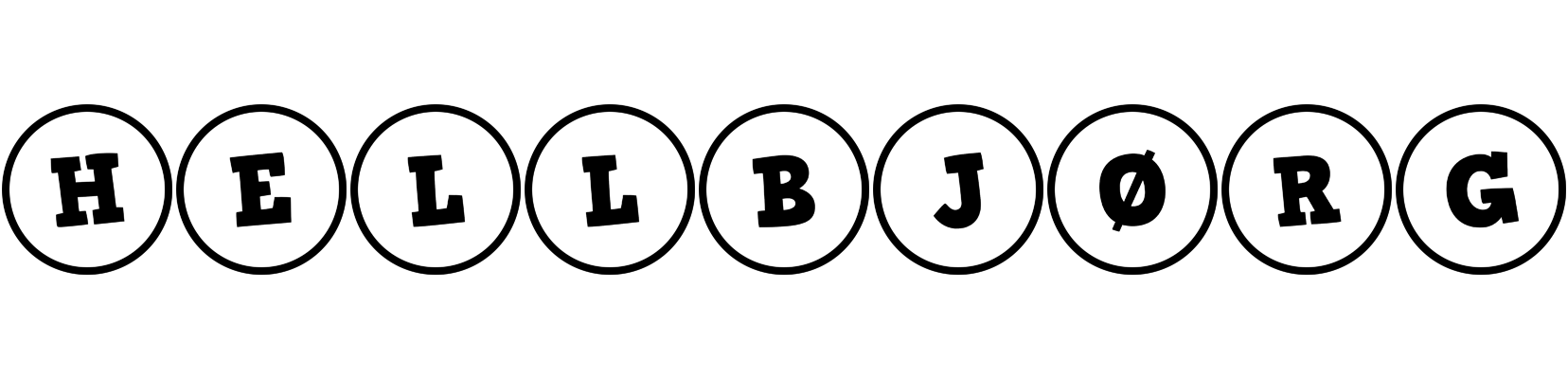 Hellbjørg handy logo