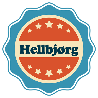 Hellbjørg labels logo