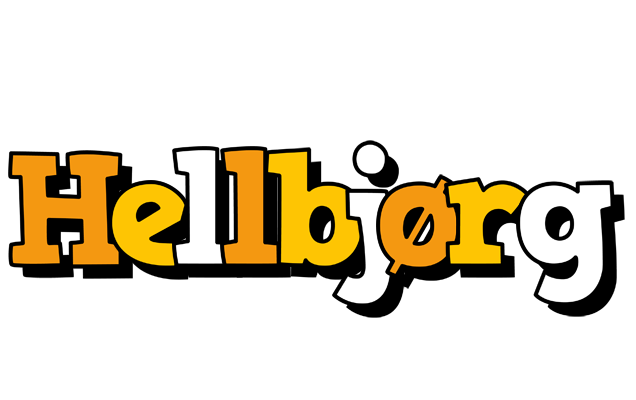 Hellbjørg cartoon logo