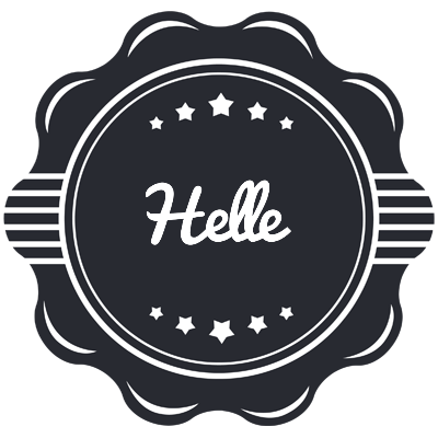 Helle badge logo