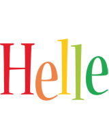 Helle birthday logo