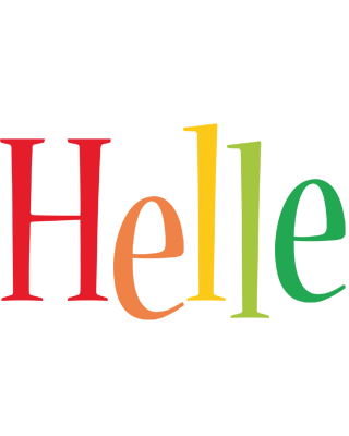 Helle birthday logo