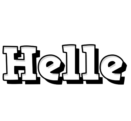 Helle snowing logo