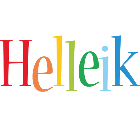 Helleik birthday logo