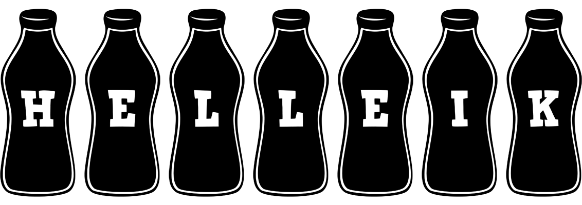 Helleik bottle logo
