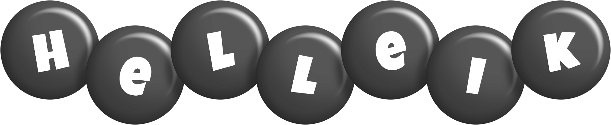 Helleik candy-black logo