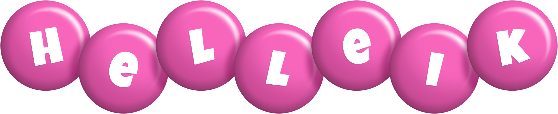 Helleik candy-pink logo