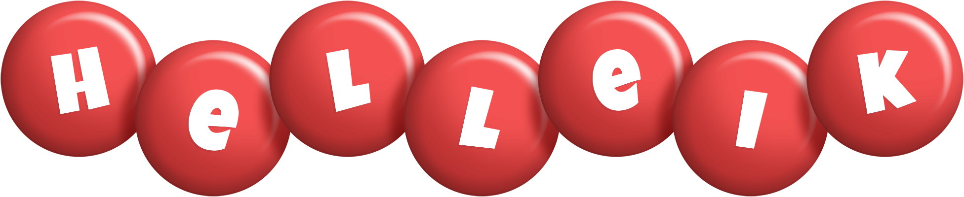 Helleik candy-red logo