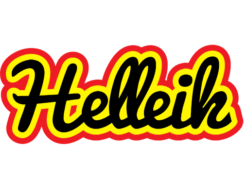 Helleik flaming logo