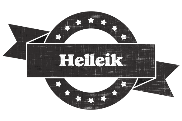 Helleik grunge logo