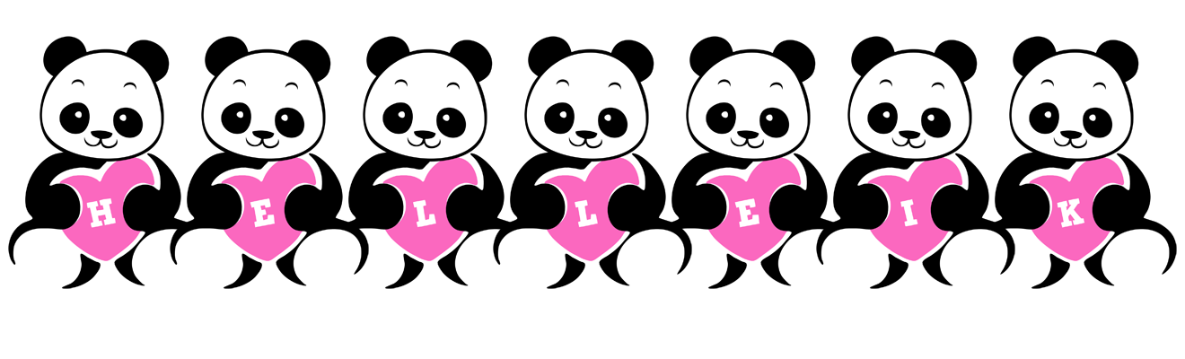 Helleik love-panda logo