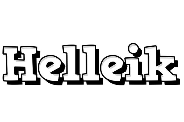 Helleik snowing logo