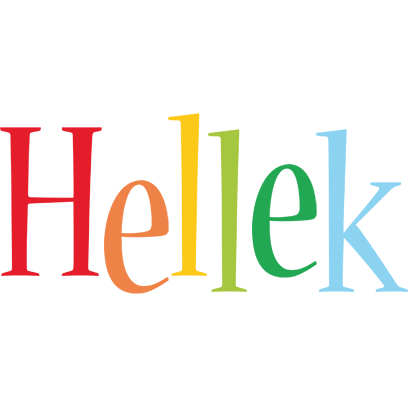 Hellek birthday logo
