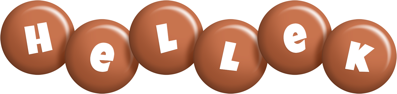 Hellek candy-brown logo