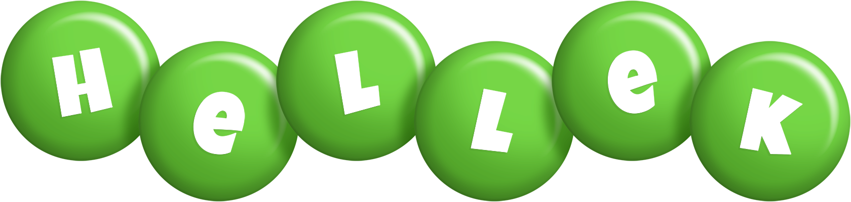 Hellek candy-green logo