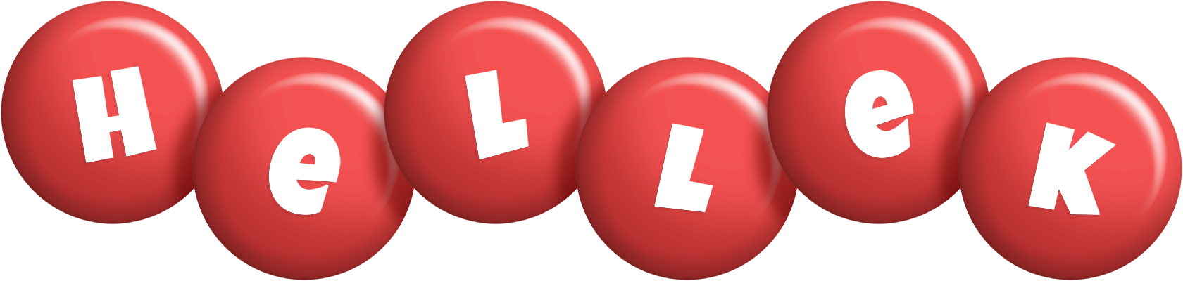 Hellek candy-red logo