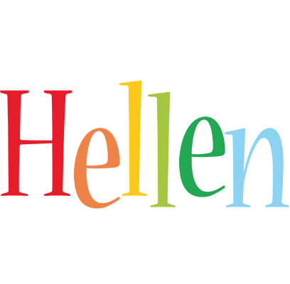 Hellen birthday logo