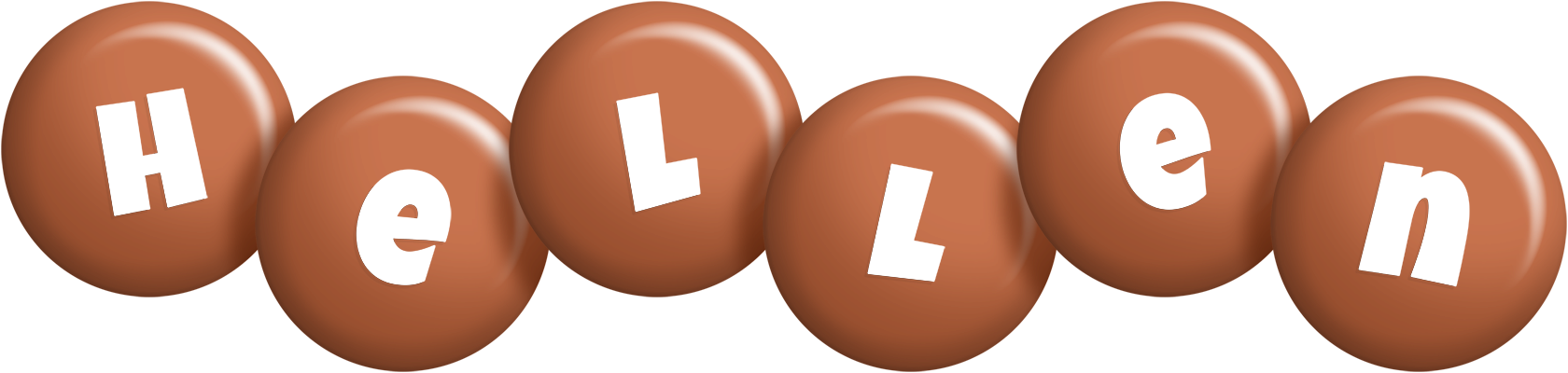 Hellen candy-brown logo