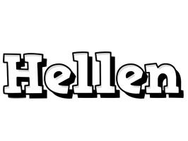 Hellen snowing logo