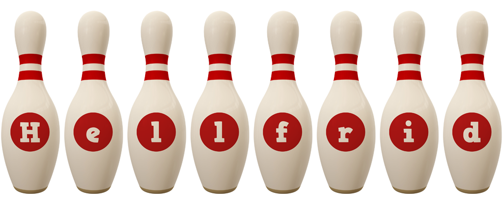 Hellfrid bowling-pin logo
