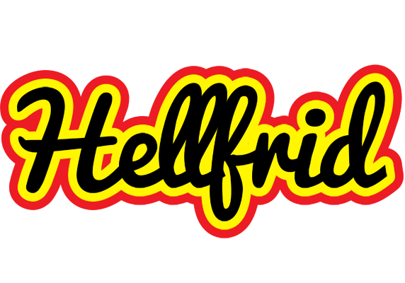 Hellfrid flaming logo