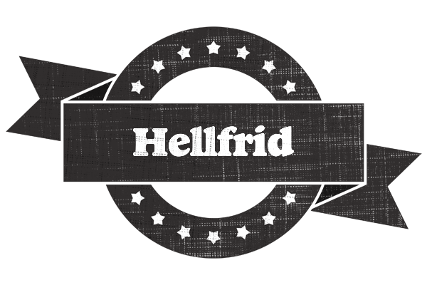 Hellfrid grunge logo
