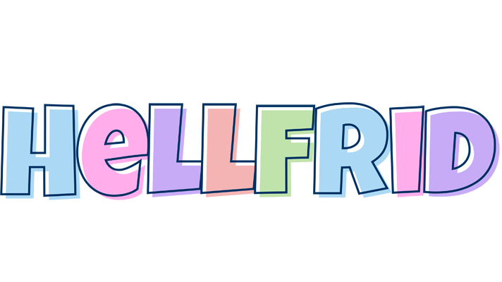Hellfrid pastel logo