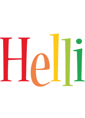 Helli birthday logo